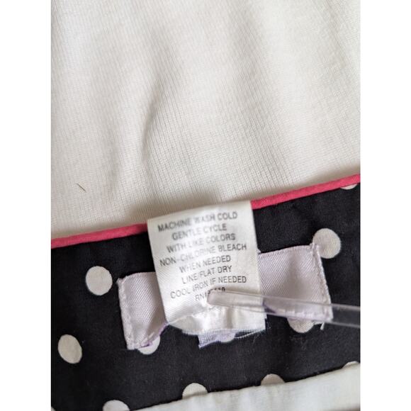 Sam TY polka dot skirt Sz 14 Waist 34" Length24.5'Hips to 46" lined well made - Picture 3 of 9